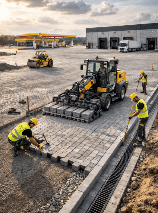 Grupa IM-BUD – realizacje przemysłowe, infrastruktura i bruk na dużych metrażach